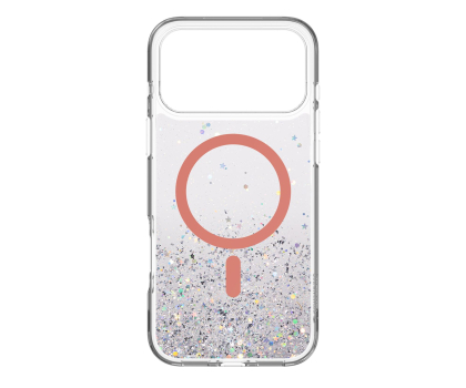 Etui / obudowa na smartfona SwitchEasy Starfield M do iPhone 17 Pro Max (Transparent/Coral Ring )